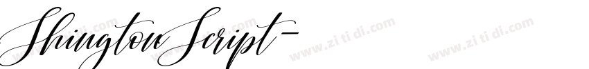 ShingtonScript字体转换 ShingtonScript字体转换