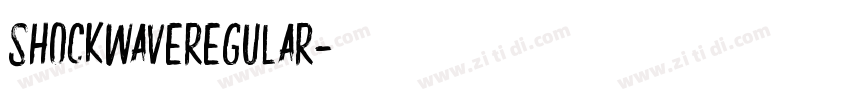 ShockwaveRegular字体转换 ShockwaveRegular字体转换