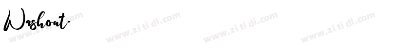 Washout字体转换