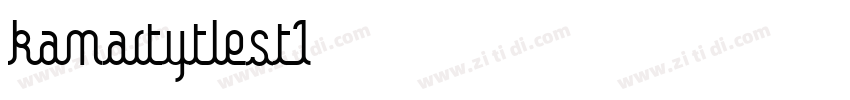 kamartytlest1字体转换
