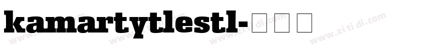 kamartytlest1字体转换