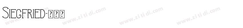Siegfried字体转换