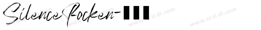 SilenceRocken字体转换