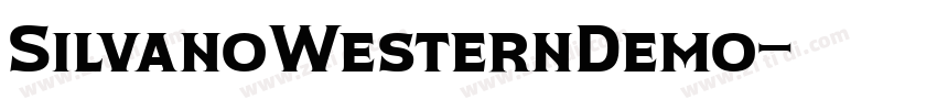 SilvanoWesternDemo字体转换 SilvanoWesternDemo字体转换