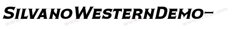 SilvanoWesternDemo字体转换 SilvanoWesternDemo字体转换