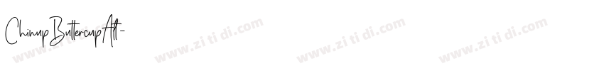 ChinupButtercupAlt字体转换