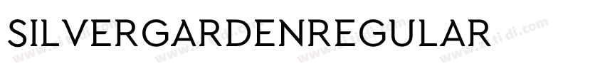 SilverGardenRegular字体转换