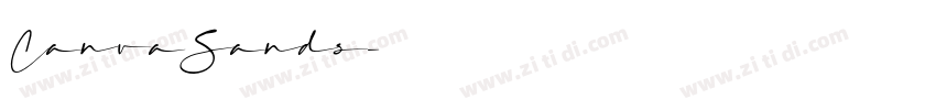 CanvaSands字体转换