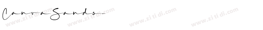 CanvaSands字体转换