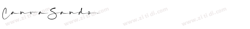 CanvaSands字体转换