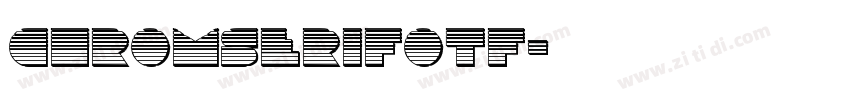 ChromSerifOTF字体转换