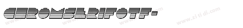 ChromSerifOTF字体转换