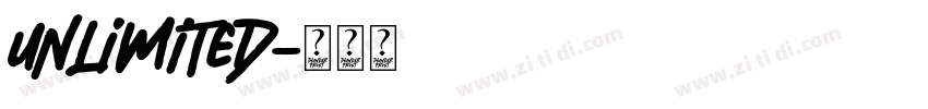Unlimited字体转换