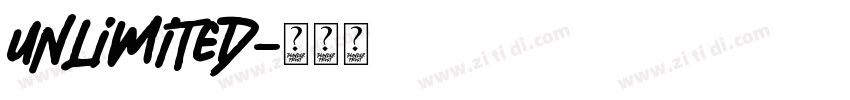 Unlimited字体转换