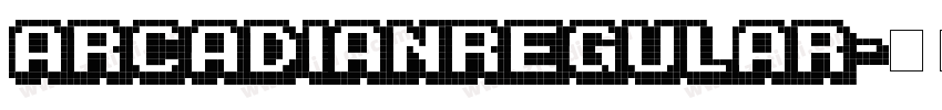 arcadianregular字体转换