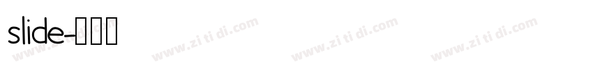 slide字体转换