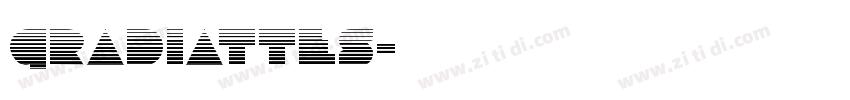 Gradiattes字体转换