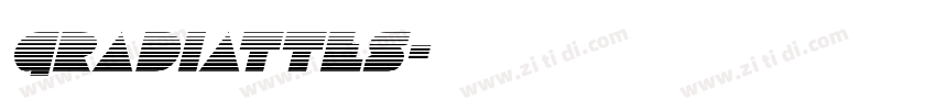 Gradiattes字体转换