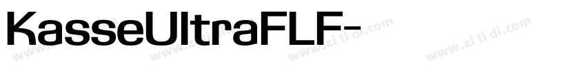 KasseUltraFLF字体转换