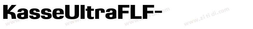 KasseUltraFLF字体转换