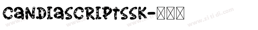 candiascriptssk字体转换