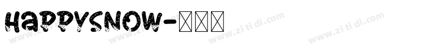 HappySnow字体转换