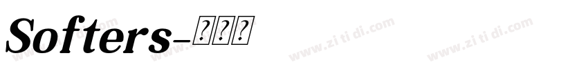 Softers字体转换