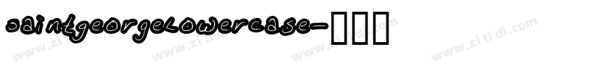 SaintGeorgeLowercase字体转换