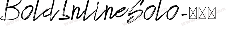 BoldInlineSolo字体转换