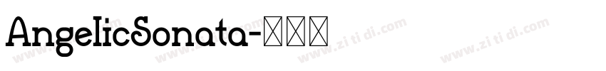 AngelicSonata字体转换