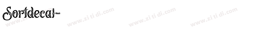 Sortdecai字体转换 Sortdecai字体转换
