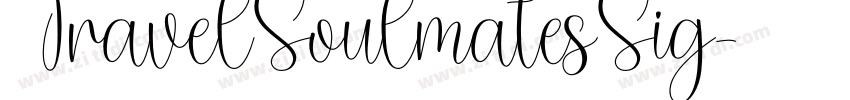 TravelSoulmatesSig字体转换