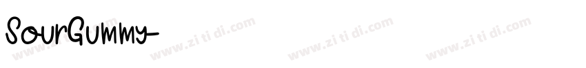 SourGummy字体转换