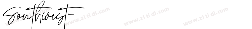 Southwest字体转换