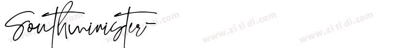 Southminister字体转换