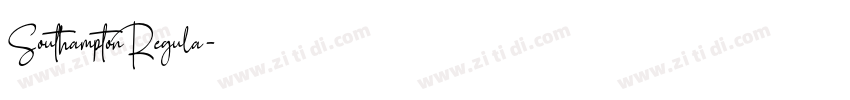 SouthamptonRegula字体转换