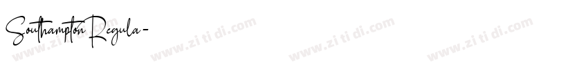 SouthamptonRegula字体转换