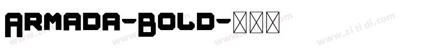 Armada-Bold字体转换