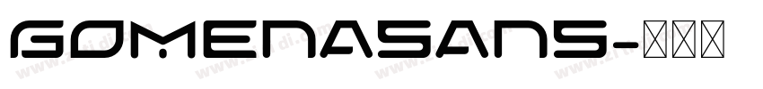 Gomenasans字体转换