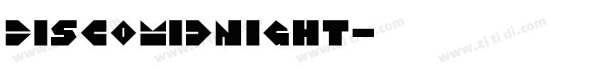 DiscoMidnight字体转换