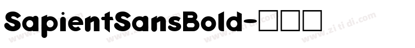 SapientSansBold字体转换 SapientSansBold字体转换
