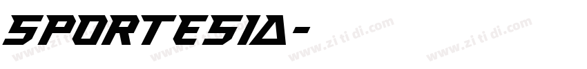 Sportesia字体转换