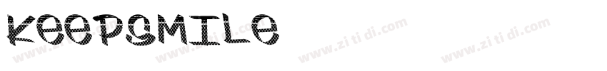 keepsmile字体转换