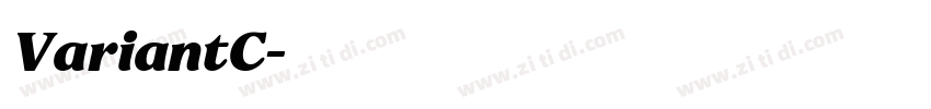 VariantC字体转换