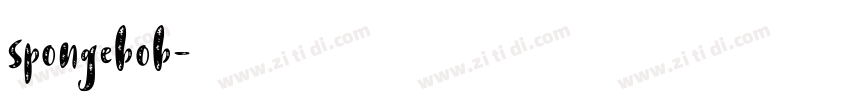 spongebob字体转换