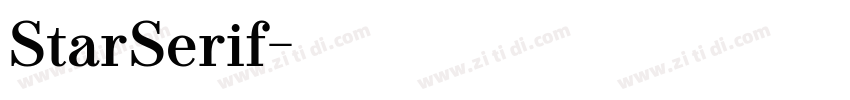 StarSerif字体转换 StarSerif字体转换
