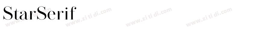 StarSerif字体转换 StarSerif字体转换