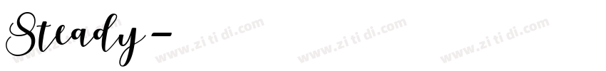 Steady字体转换
