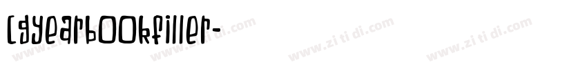 CgYearbookFiller字体转换