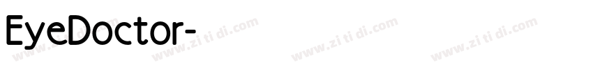 EyeDoctor字体转换
